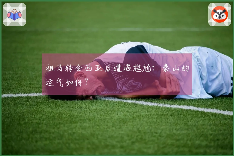 祖马转会西亚后遭遇尴尬：泰山的运气如何？